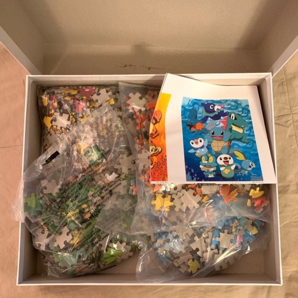 Pokemon 4 Puzzles In A Box - Picture 2 of 4